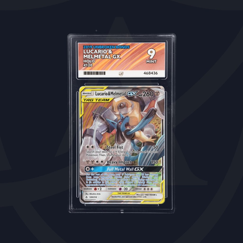 Lucario & Melmetal GX – Unbroken Bonds – 120/214 – Holo – ACE&nbsp;9