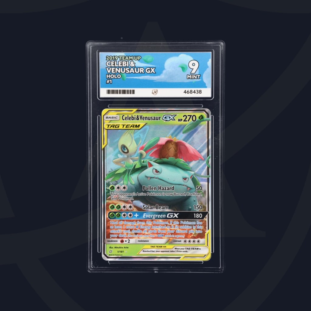 Celebi & Venusaur GX – Team Up – 1/181 – Holo – ACE&nbsp;9