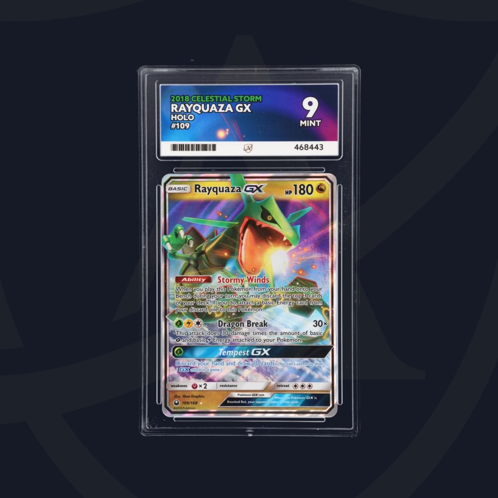 Rayquaza GX – Celestial Storm – 109/168 – Holo – ACE&nbsp;9