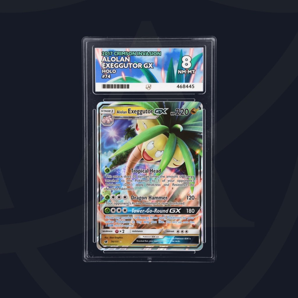 Alolan Exeggutor GX – Crimson Invasion – 74/111 – Holo – ACE&nbsp;8