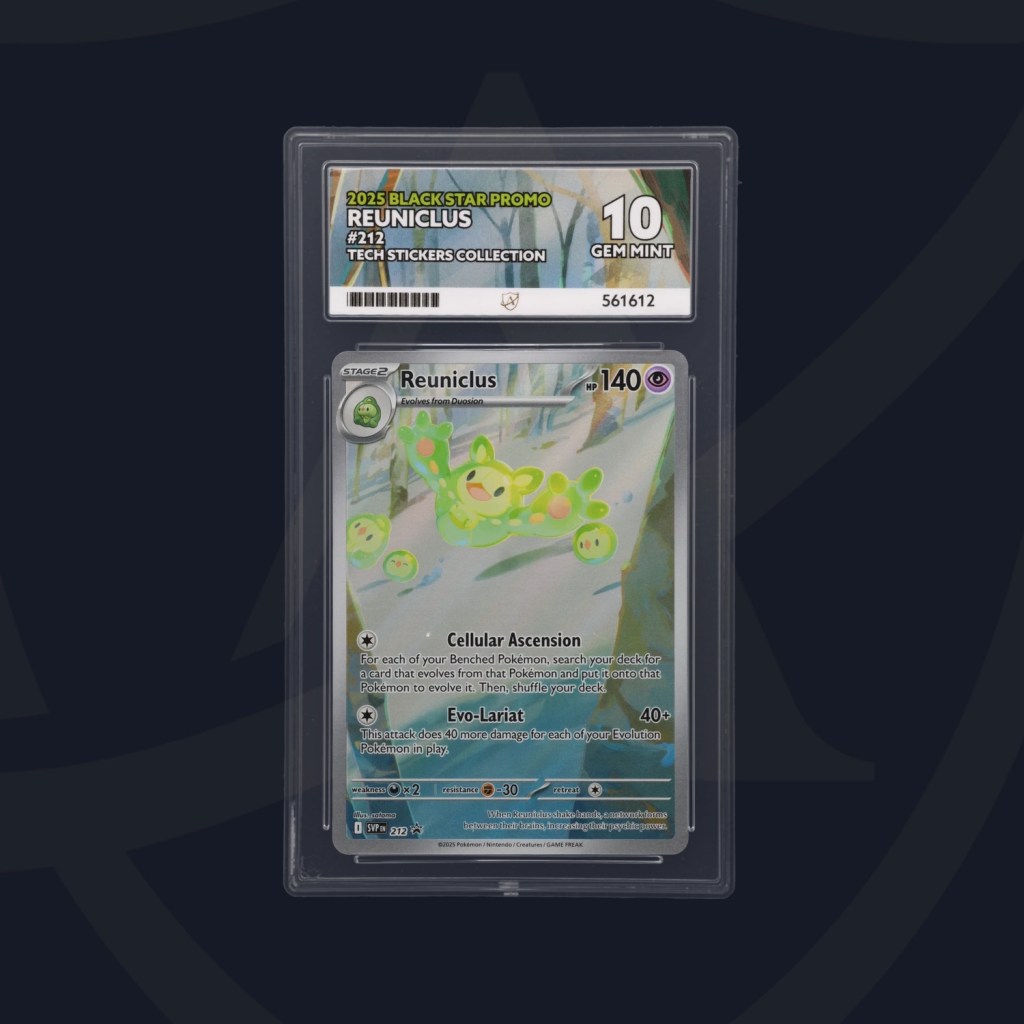 Reuniclus – Black Star Promo – 212 – Tech Stickers Collection – ACE&nbsp;10