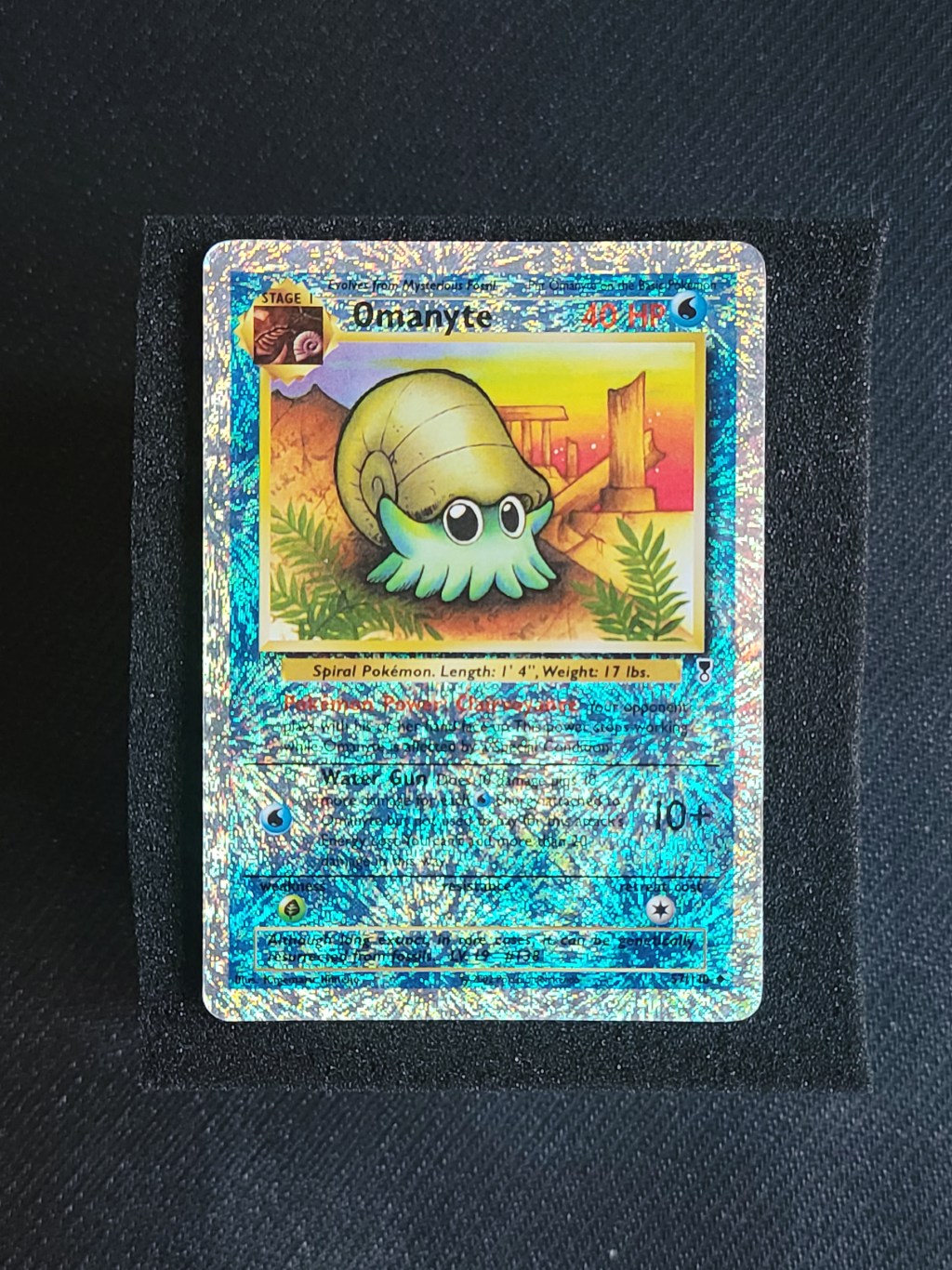 Omanyte 57/110 Reverse Holo – Legendary&nbsp;Collection