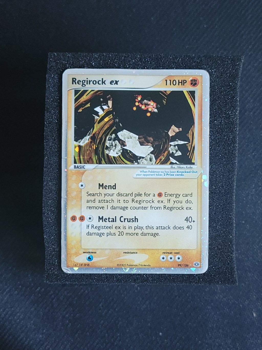 Regirock 99/106 – EX Emerald –&nbsp;HP